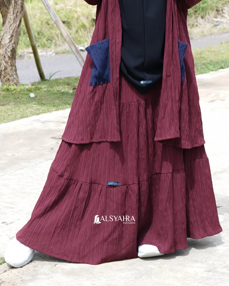 Daily Rok Syari Raiha Fancy Crinkle Alsyahra Exclusive
