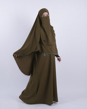 Bundling Gamis Pasmina Hurun in L Luxury Wolfis Alsyahra Exclusive