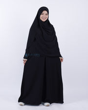 Bundling Gamis Pasmina Hurun in L Luxury Wolfis Alsyahra Exclusive