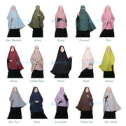 Set Khimar Non Pet Niqab Bandana XXL Luxury Wolfis