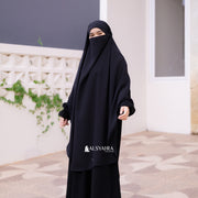 Alsyahra Exclusive French Khimar Handless Fatimah Size XL Soft Crown Exclusive