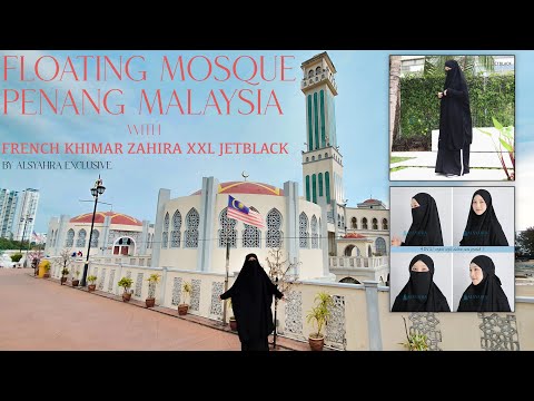 French Khimar Zahira XXL Jetblack Alsyahra Exclusive