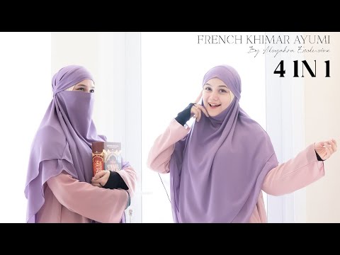 French Khimar Ayumi Sifon Premium by Alsyahra Exclusive
