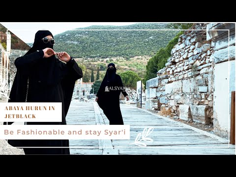 Abaya Gamis New Hurun In Jetblack Alsyahra Exclusive