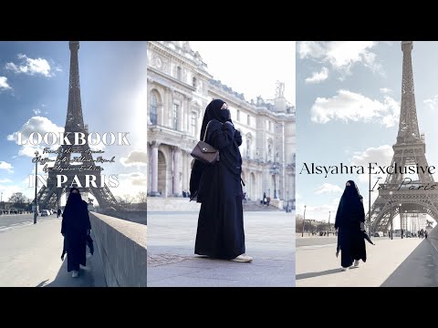 French Khimar Ayumi Size L Sifon Jetblack by Alsyahra Exclusive
