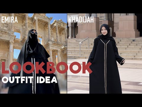 Abaya Gamis Syari Khadijah Jetblack Alsyahra Exclusive